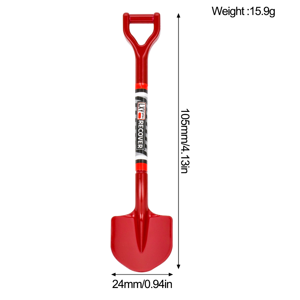 시뮬레이션 금속 삽 장식 105x25mm 1/8 1/1 - Rc Hobby Tools 리뷰 및 가격