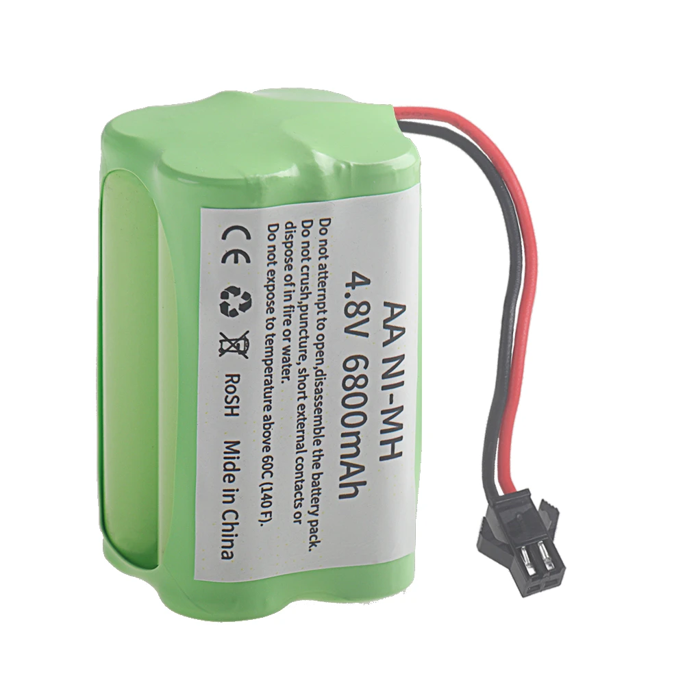 NI-MH 6800mAh 4.8V 4개 AA 배터리 팩 - Rc Hobby Tools 리뷰 및 가격